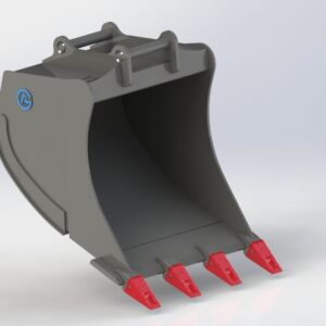 Kuokkakauha S60 kynsillä, 1050mm, 700L