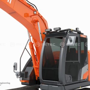 Valorauta katolle (musta) Hitachi 135US-7