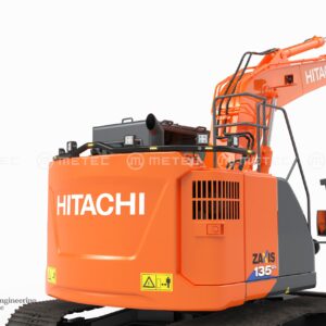 Valorauta peräpunttiin (musta) Hitachi 135US-7