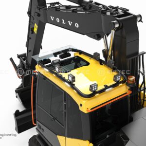 Valorauta katolle (musta) Volvo EC230F ja EC300F